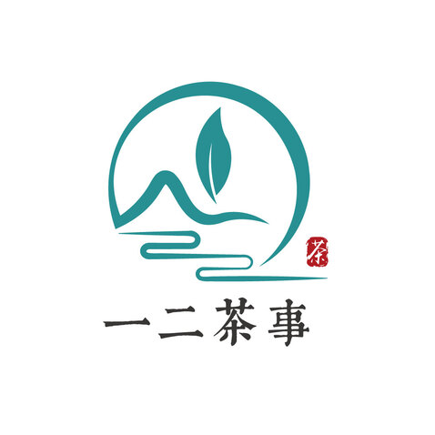 一二茶事logo设计