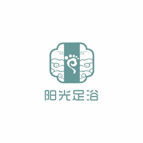 洗脚852logo设计