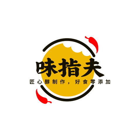 味指夫logo设计