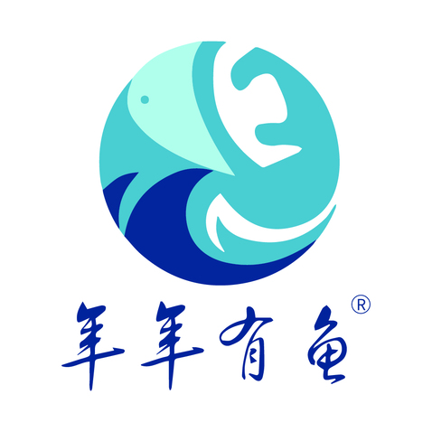 年年有鱼logo设计