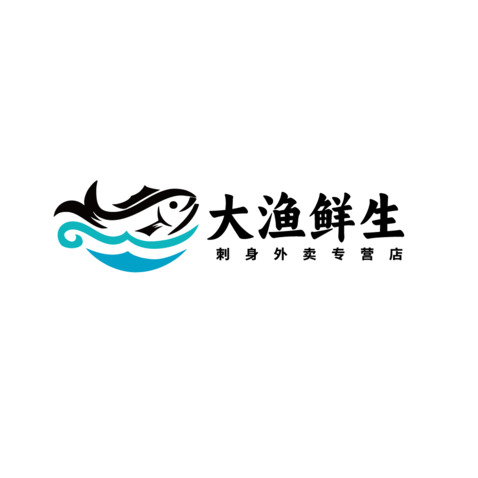 大渔鲜生logo设计