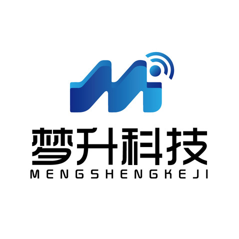 梦升科技logo设计