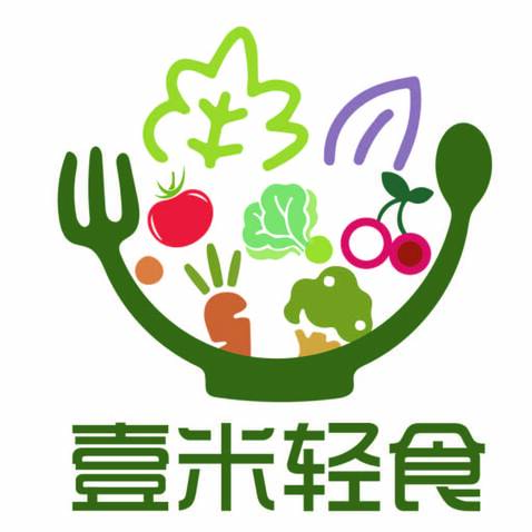 壹米轻食logo设计