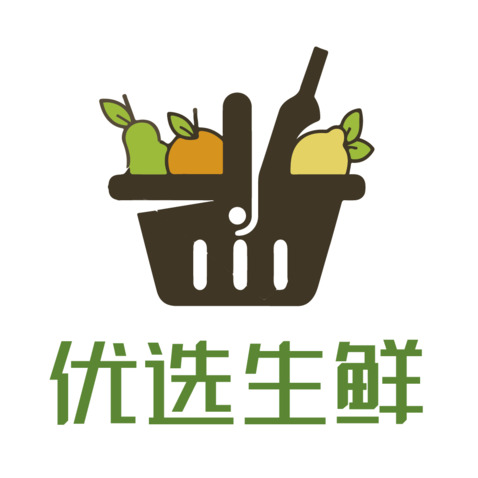 优选生鲜logo设计