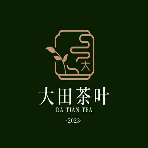 大田茶叶logo设计