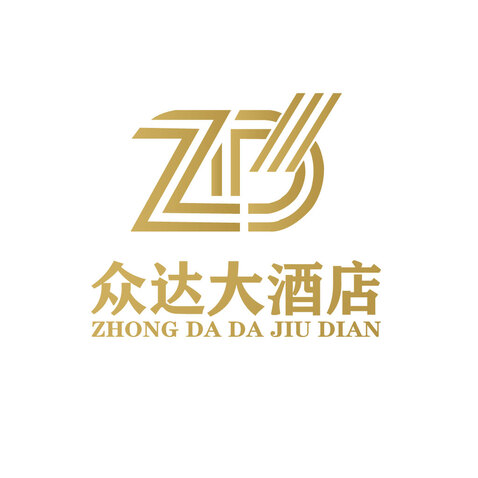 众达大酒店logo设计