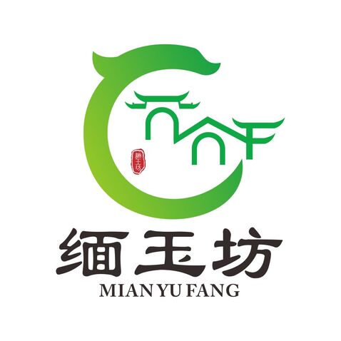 缅玉坊logo设计