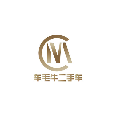 车毛牛二手车logo设计