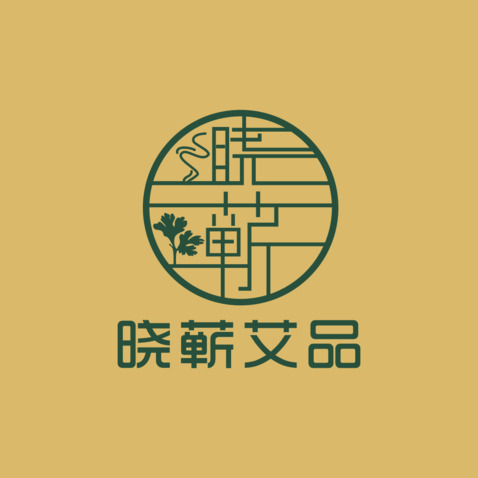 晓蕲艾品logo设计