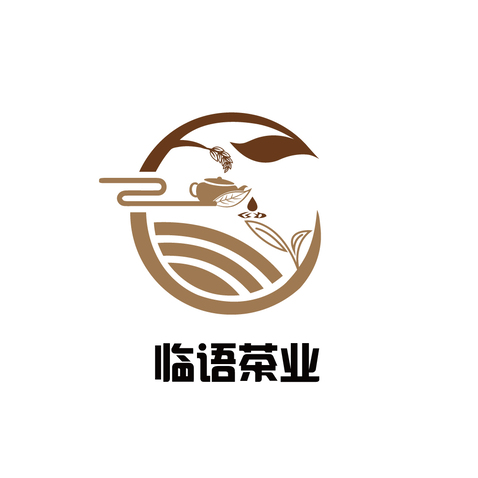 临语茶业logo设计