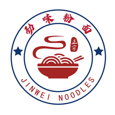 劲味粉面logo设计