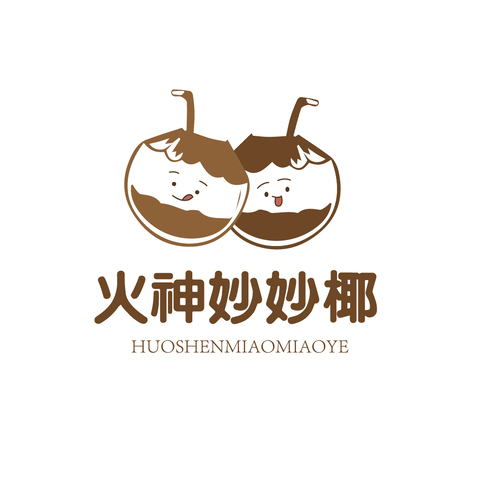 火神妙妙椰logo设计