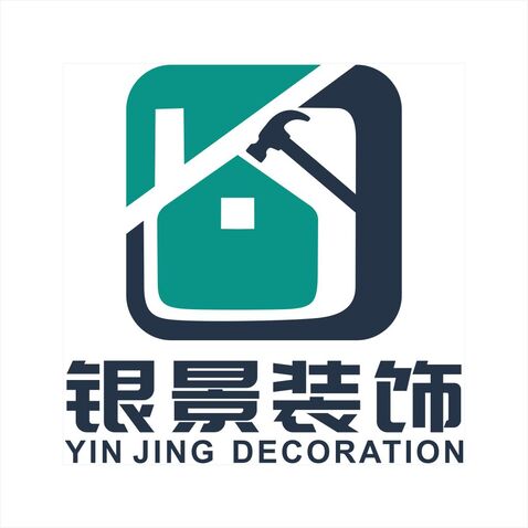 银景装饰logo设计