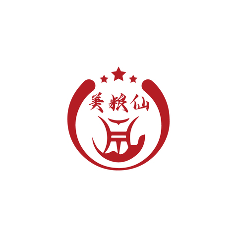 美粮仙logo设计