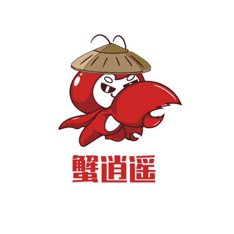 蟹逍遥logo设计