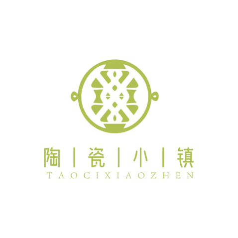 陶瓷小镇logo设计