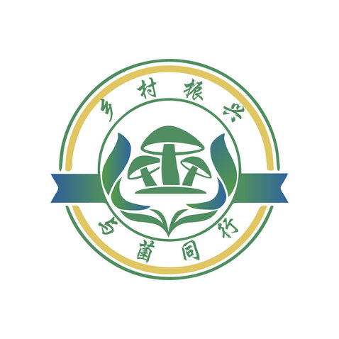 与菌同行logo设计