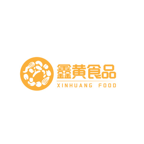 鑫黄食品logo设计