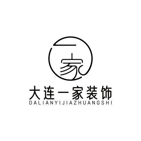 一家装饰logo设计