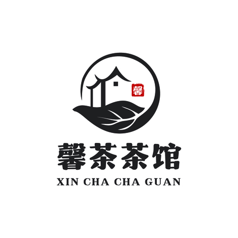 馨茶茶馆logo设计