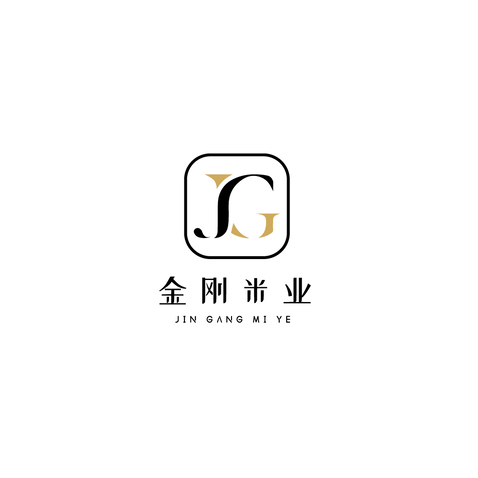 金刚米业logo设计