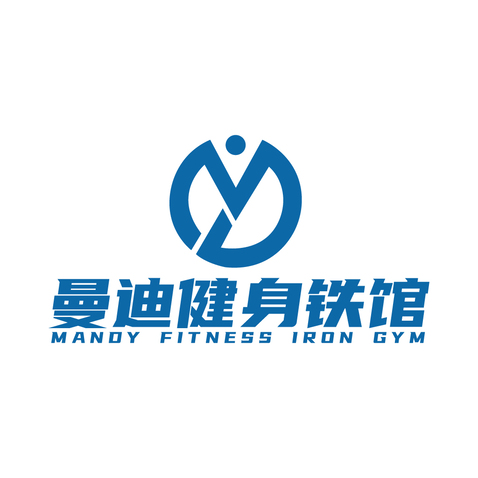 曼迪健身铁馆logo设计