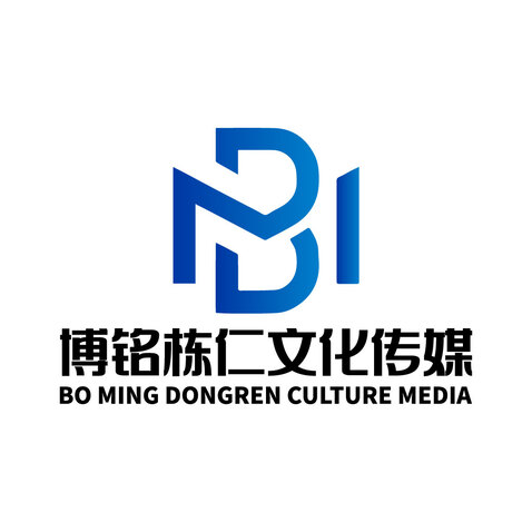 博铭栋仁文化传媒logo设计