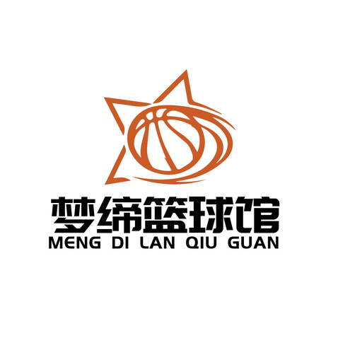 梦缔篮球馆logo设计