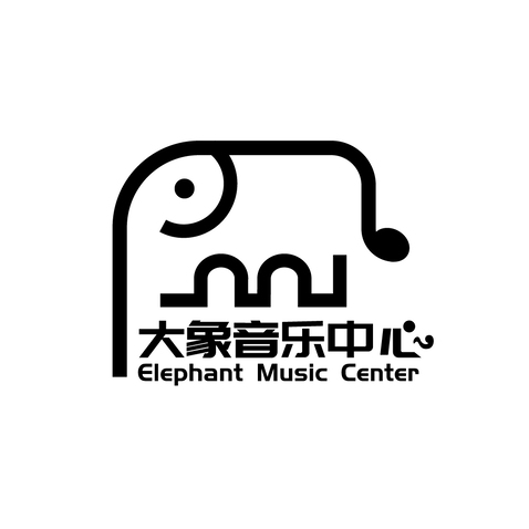 大象音乐中心logo设计