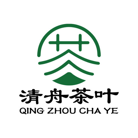 清舟茶叶logo设计