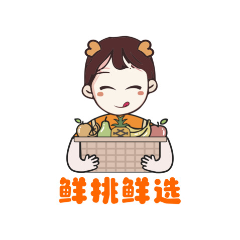 鲜挑鲜选logo设计