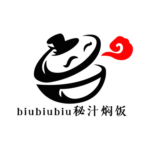 biubiubiu秘汁焖饭logo设计