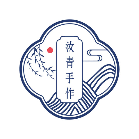 汝青手作logo设计