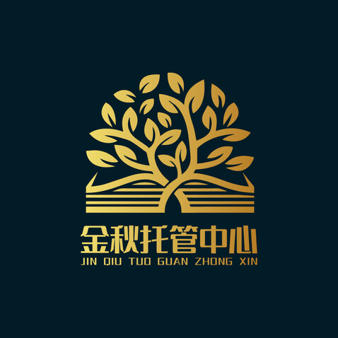 金秋托管中心logo设计