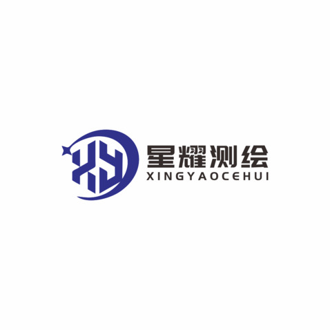 星耀测绘logo设计