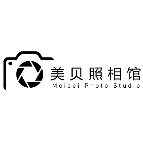 美贝照相馆logo设计