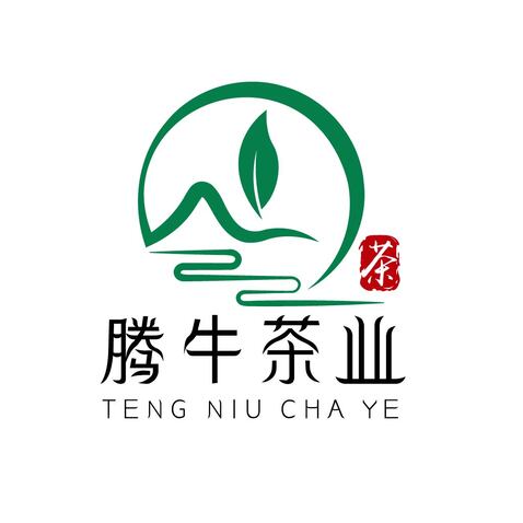 腾牛茶山logo设计