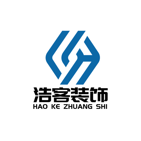 浩客装饰logo设计