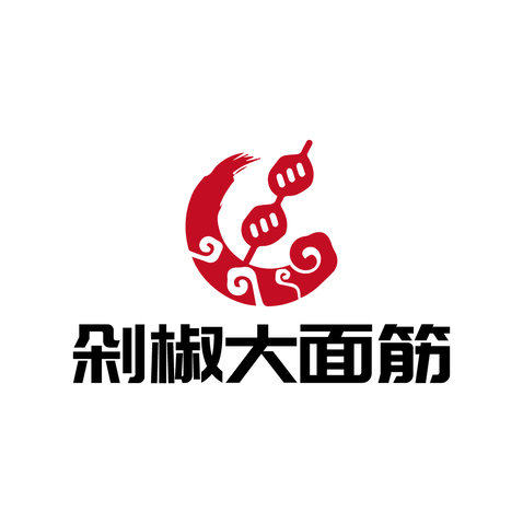 剁椒大面筋logo设计