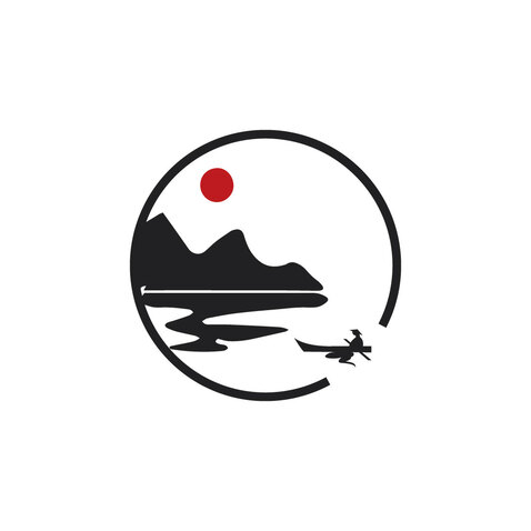 山水logo设计