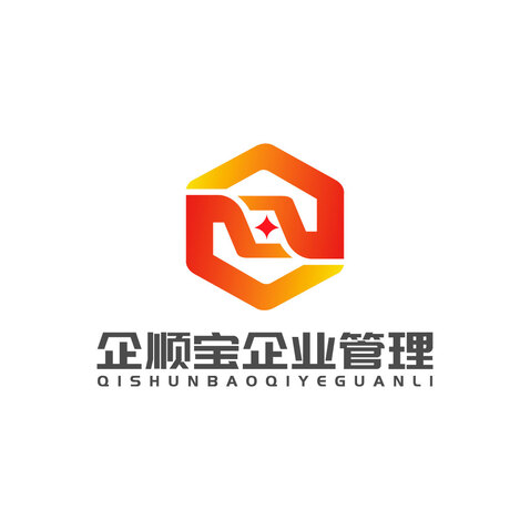 企顺宝企业管理logo设计