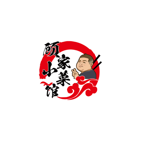 顾家小菜馆logo设计