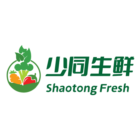 少同生鲜logo设计