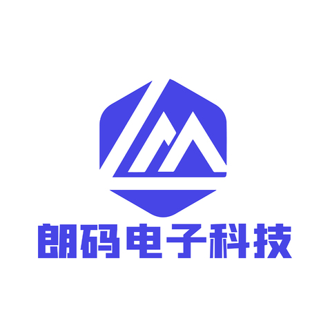 朗码电子科技logo设计