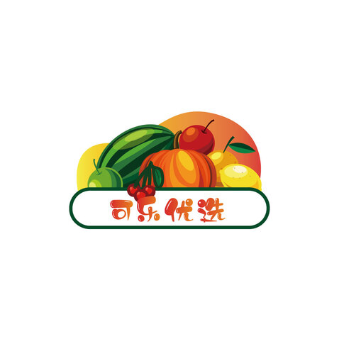 可乐优选logo设计