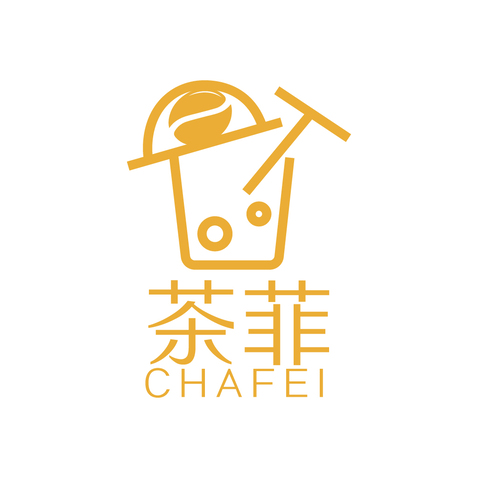 茶菲logo设计