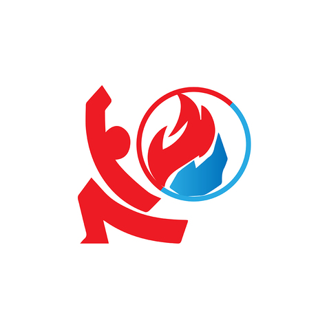 练武冰山logo设计