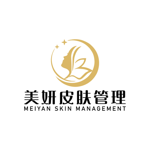 美妍皮肤管理logo设计