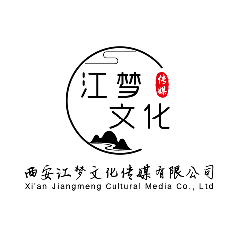 西安江梦文化传媒有限公司logo设计