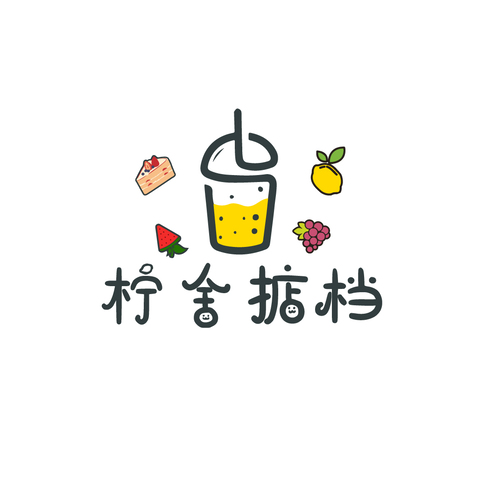 柠舍掂档logo设计